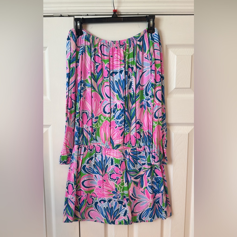 Lilly Pulitzer Strapless Romper/Skirt with Sleeves Size Small NWT
